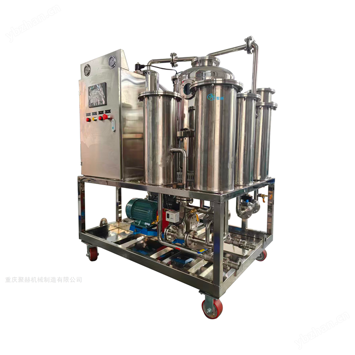 聚赫润滑专用工业用油滤油机，全不锈钢