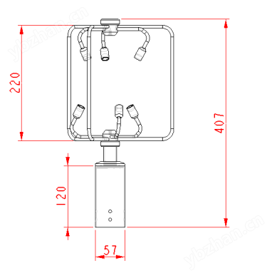 超聲波三維風速儀