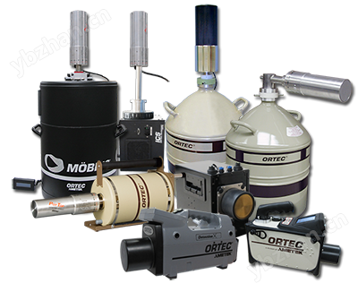High Purity Germanium HPGe Radiation Detectors Mobius Carbon Fiber Gamma Gage Integrated Cryocooling ICS X-COOLER