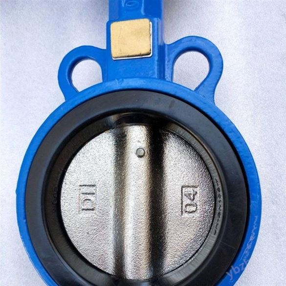 上海滬工閥門 D971X-16Q球墨鑄鐵電動對夾軟密封蝶閥DN100
