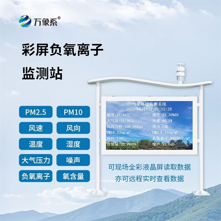 天然氧吧负氧离子监测站