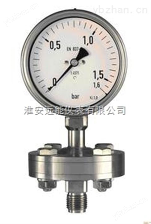 螺纹式隔膜压力表