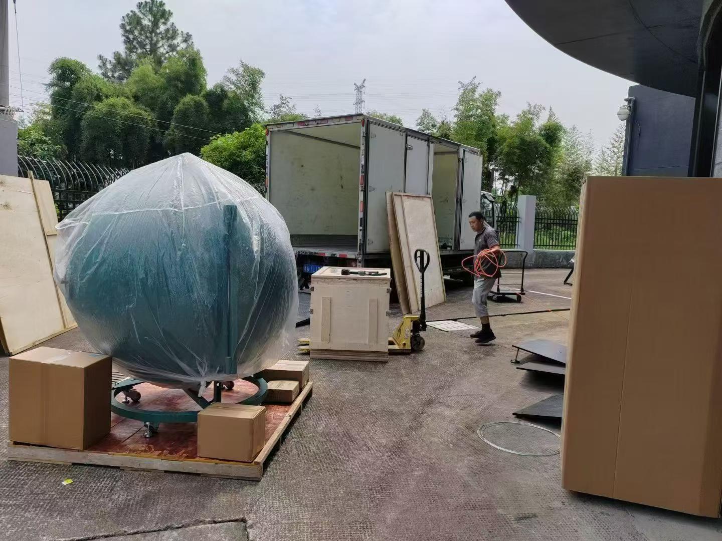 扬州客户一批积分球发货！！